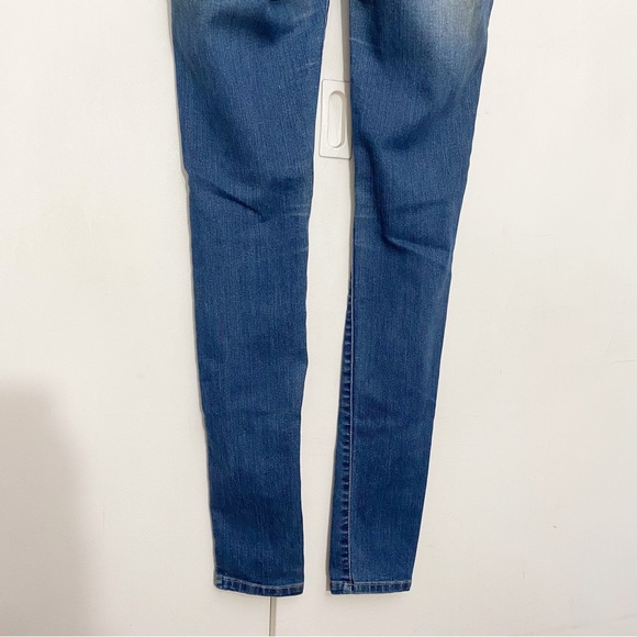 BLUE ASPHALT Uptown slightly distressed skinny jeans long length 5 - Picture 6 of 10